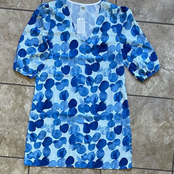 SHEIN Dresses & Skirts - SHEIN blue polka dot dress
